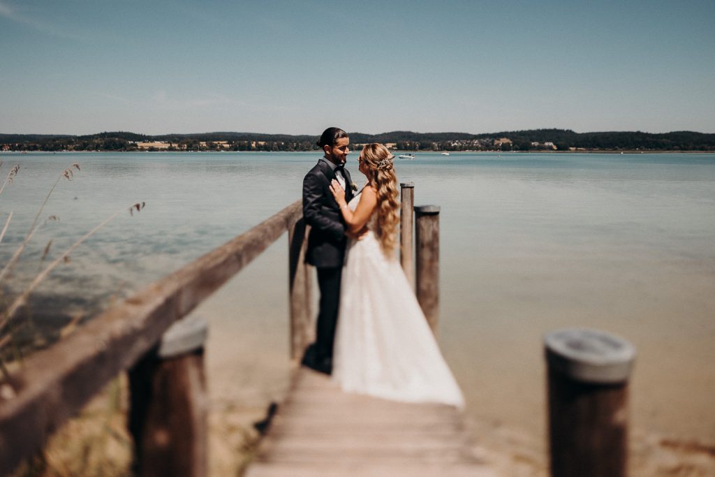 Braut Paarshooting Bodensee Insel Reichenau